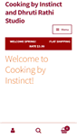Mobile Screenshot of cookingbyinstinct.com